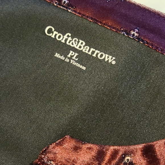 Croft and Barrow Petite Large Maroon - Picture 5 of 7